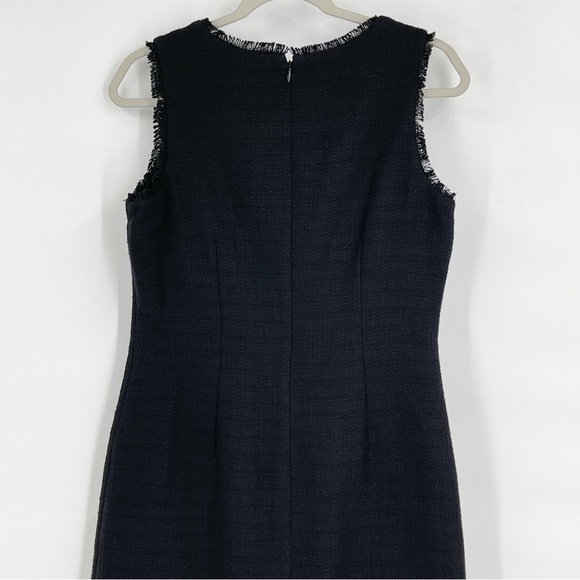 Karl Lagerfeld Sleeveless Black Tweed Dress Women’s Size 6 - Picture 4 of 12